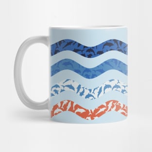 Onde Dei Delfini Mug